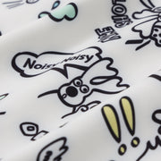 Graffiti print skirt