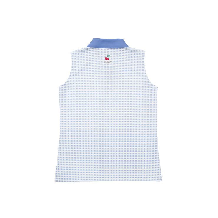 sleeveless polo shirt