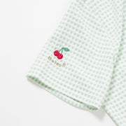 Gingham Check polo shirt