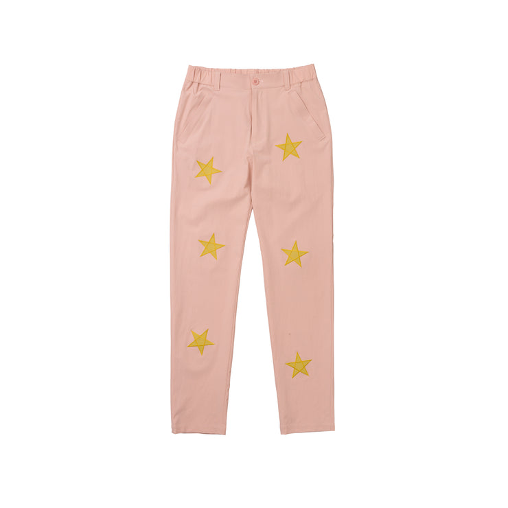 星アップリケロングパンツ