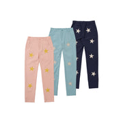 星アップリケロングパンツ