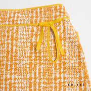 Check print skirt