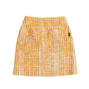 Check print skirt