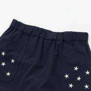 星刺繍スカート