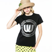 WマークTシャツ　